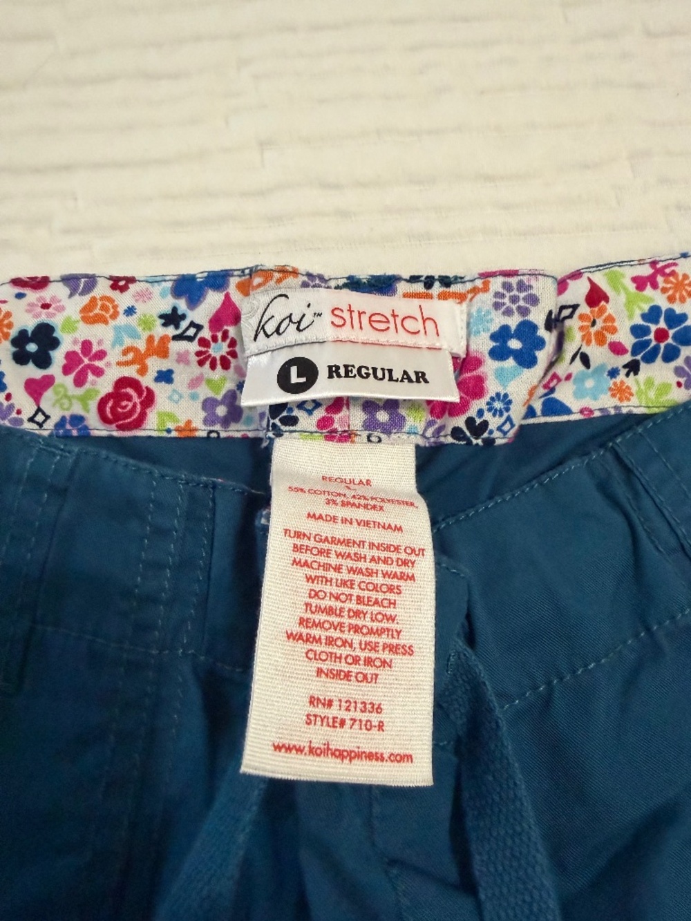 Koi stretch scrub pants